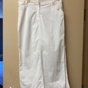 Armani trouser or jean skirt, off-white